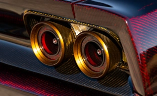 C68 carbon tail lights