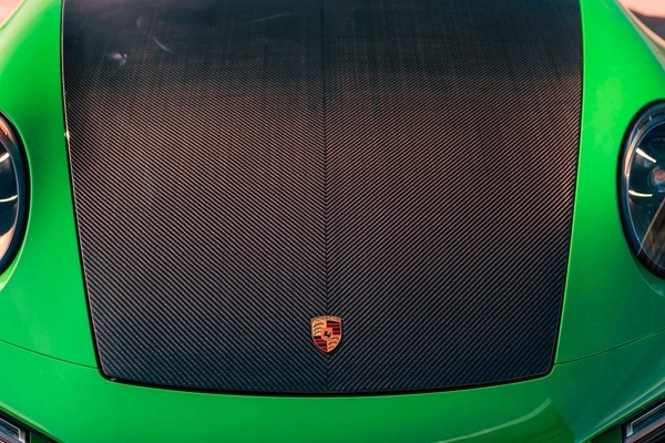 porsche carbon hood 1