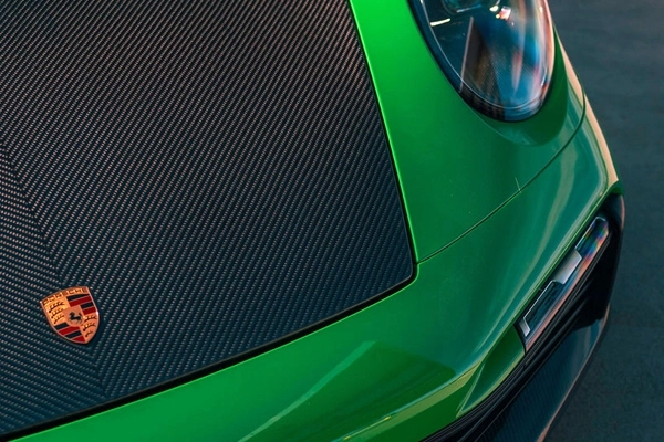 porsche carbon hood