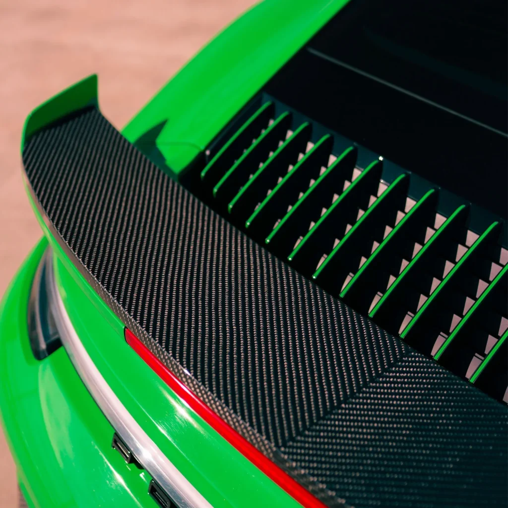 Porsche 911 (992) Carbon Fiber Rear Active Spoiler – OEM Fitment
